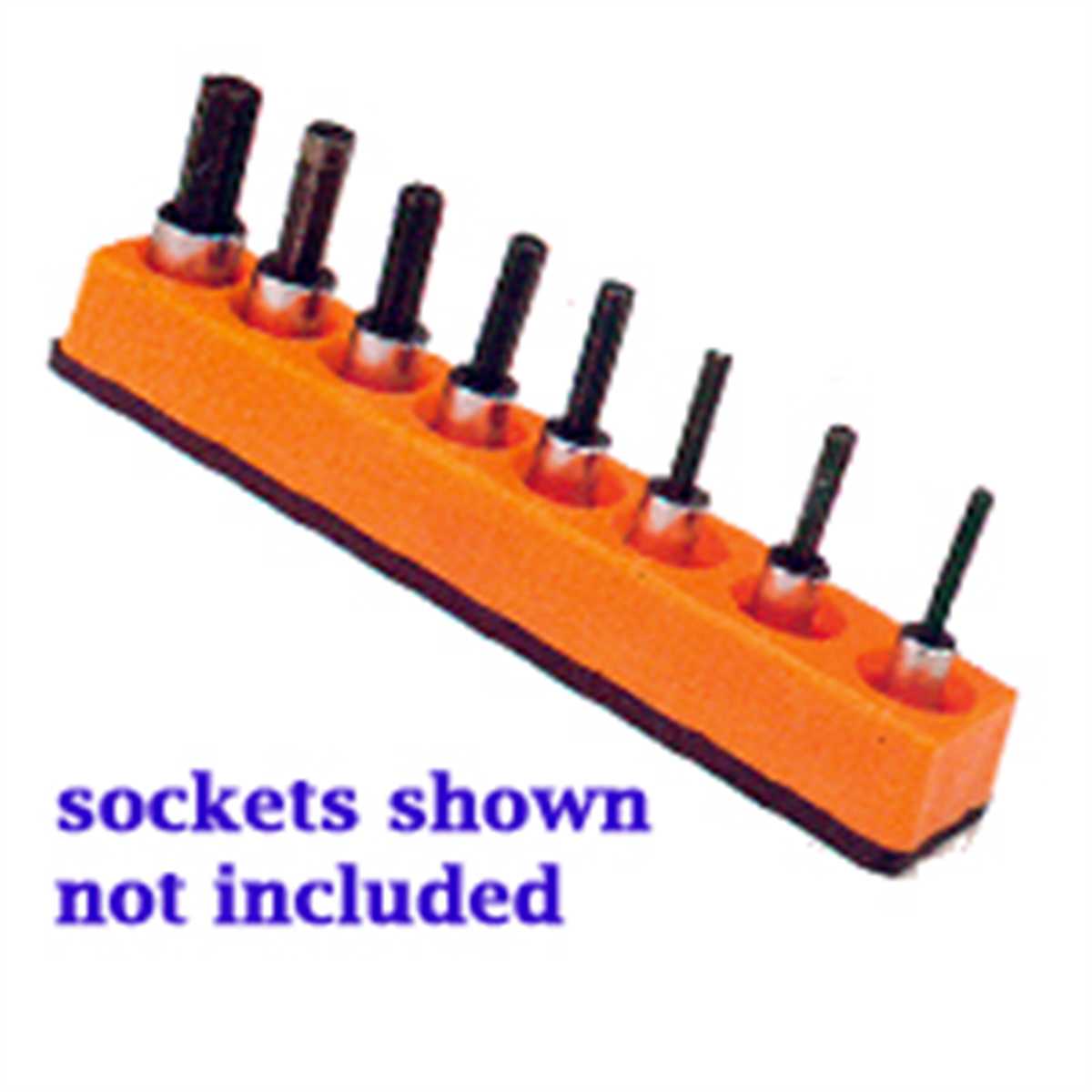 3/8 Inch Drive Universal Socket Organizer w/ Magnetic Base - Sol