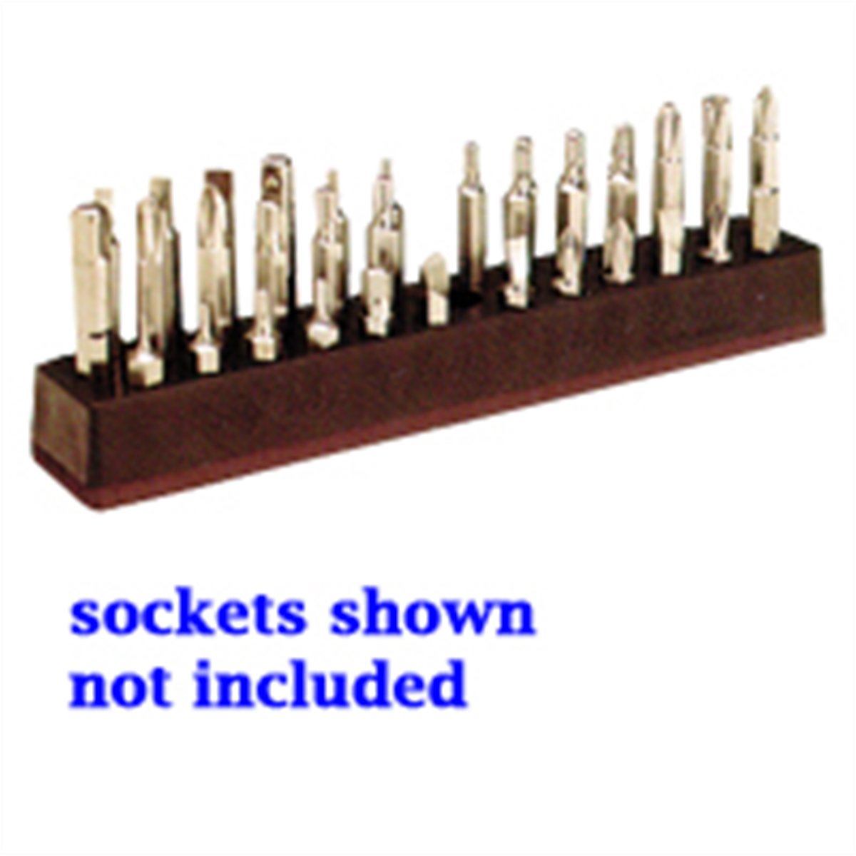 1/4 In Hex Bit Socket Organizer w/ Magnetic Base - 37 Hole - Neo