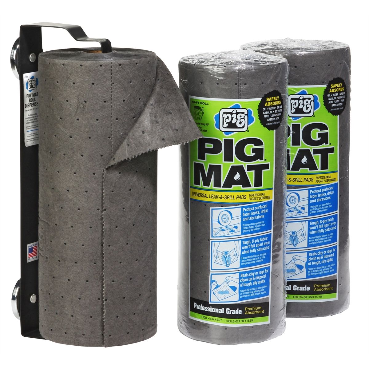 Pig Universal Mat plus Dispenser Combo Pack