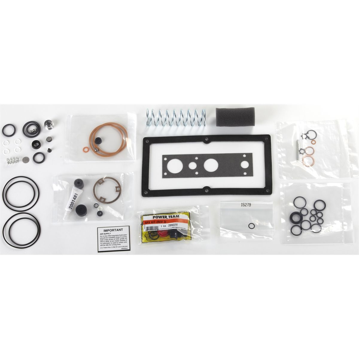 Repair Kit for PA6D model D Air Hydraulic Pump