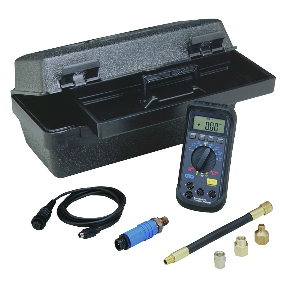 Deluxe Digital Pressure / Temperature Analyzer Set OTC3490