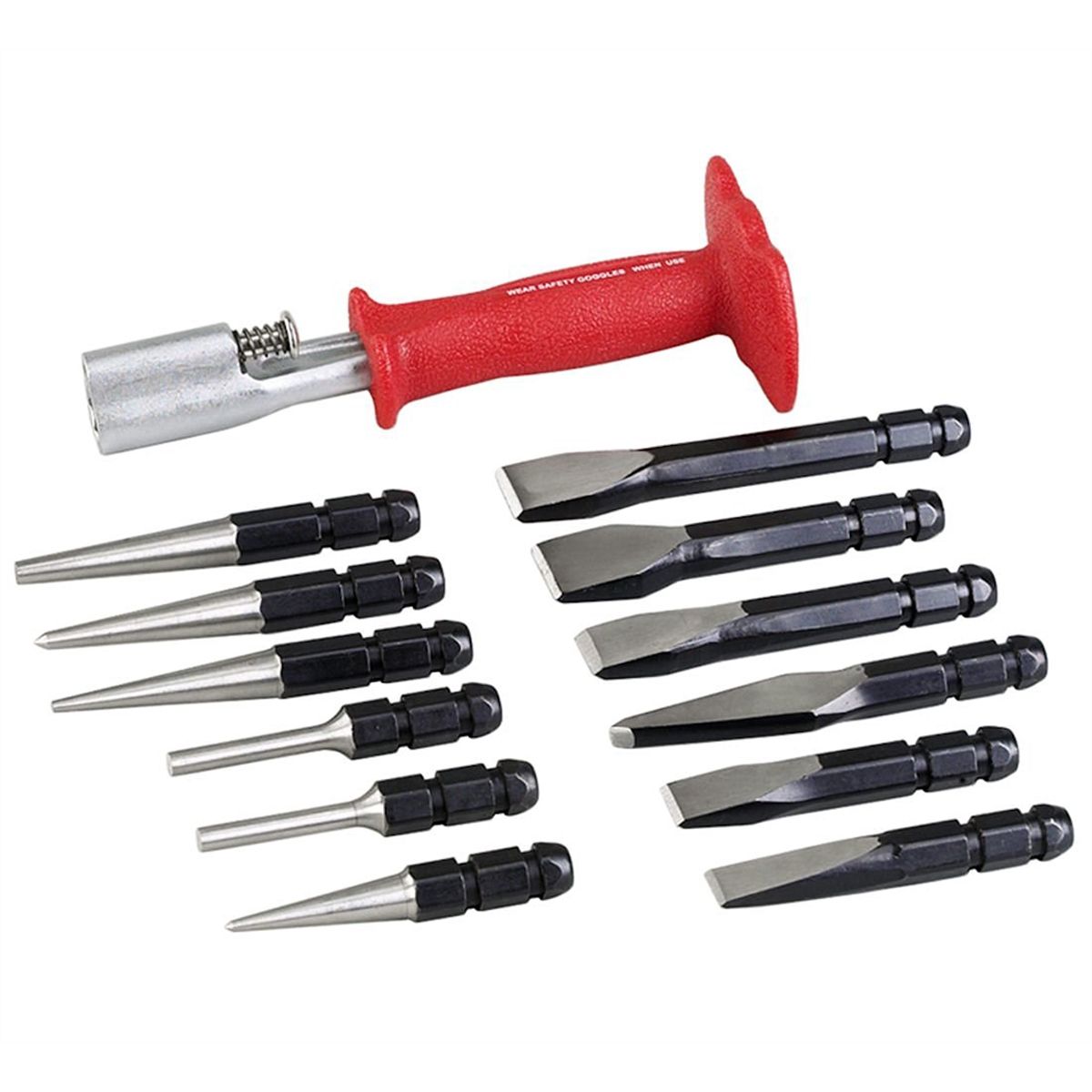 Stinger Interchangeable Punch and Chisel Set