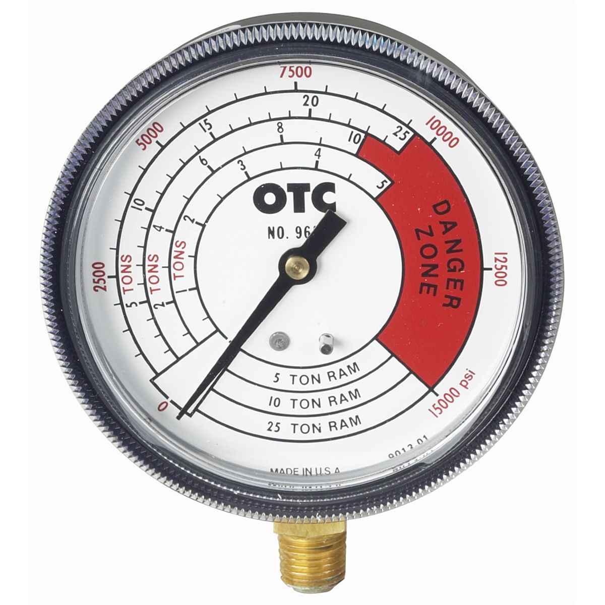 Pressure and Tonnage Gauge - Four Scales 0 to 25 Ton