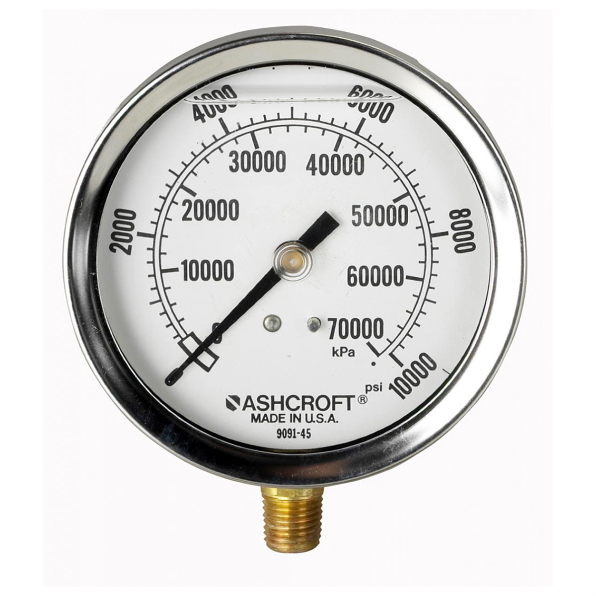 Pressure Gauge - 1/4 NPTF 2 Scales