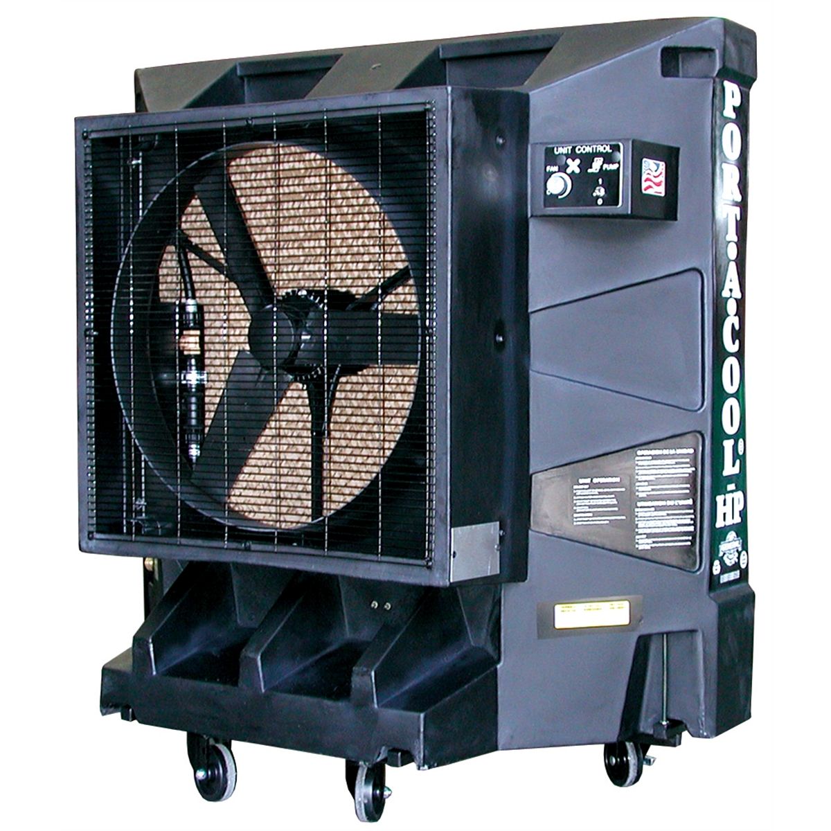 Variable Speed Evaporative Cooling Unit 24 Inch Fan