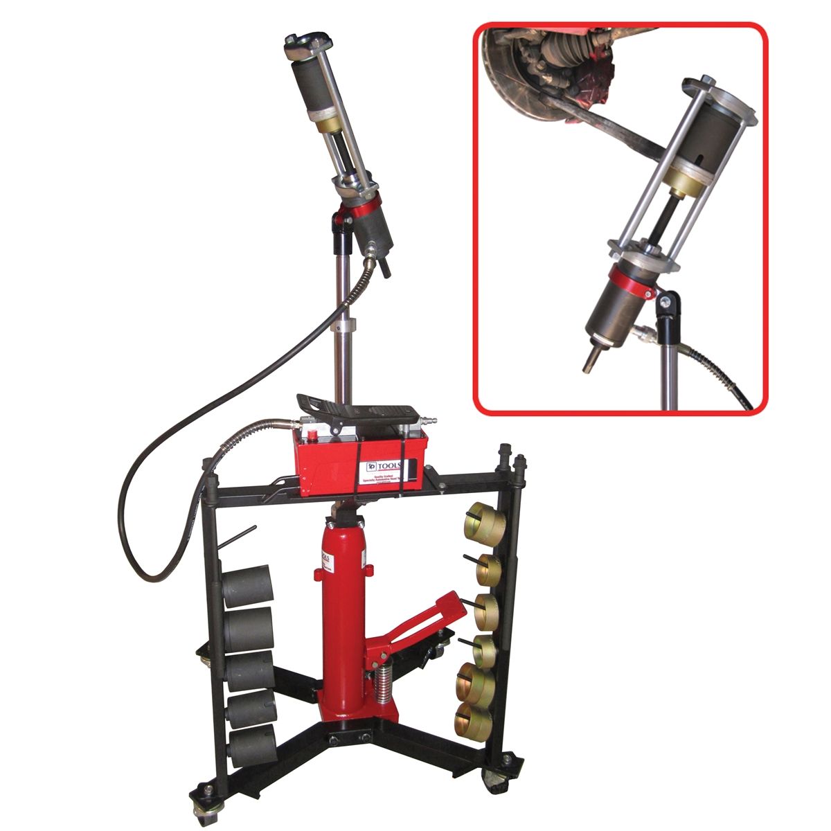 Mobile Hydraulic Press Tool w Air Pump