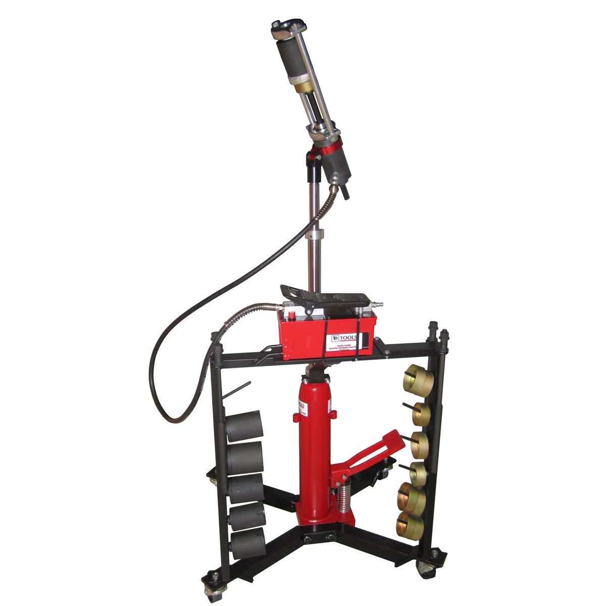 Mobile Hydraulic Press Tool w Hand Pump