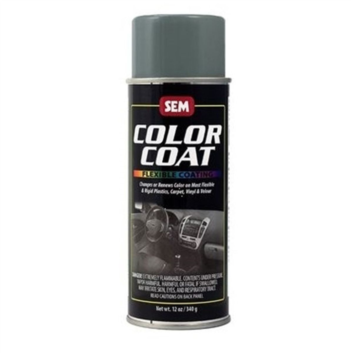 Color Coat 12 Oz Aerosol Landau Black