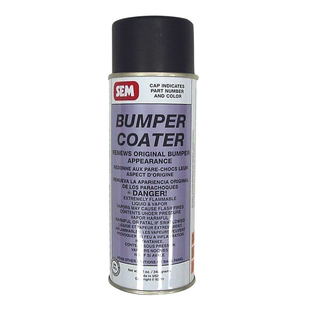 Bumper Coater 12 Oz Aerosol - Flexible Bumper Coater