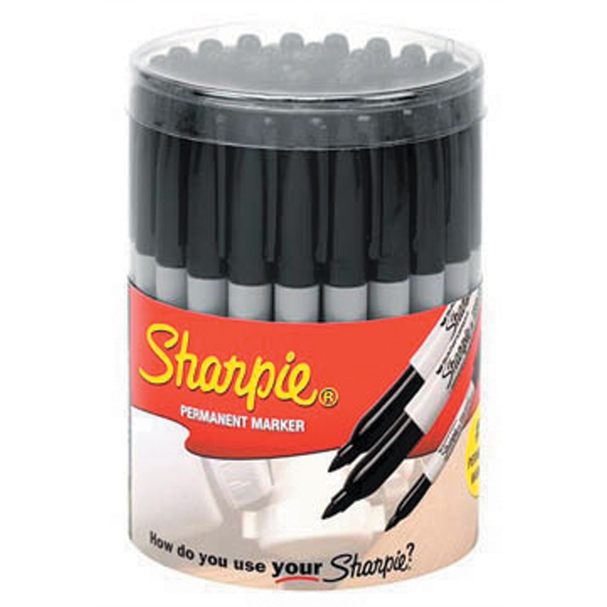 Sharpie Permanent Marker - Black - 36-Pc