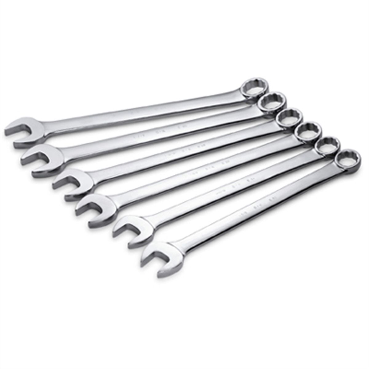 12 Pt Professional Fractional Combination Wrench Set - 6 Piece