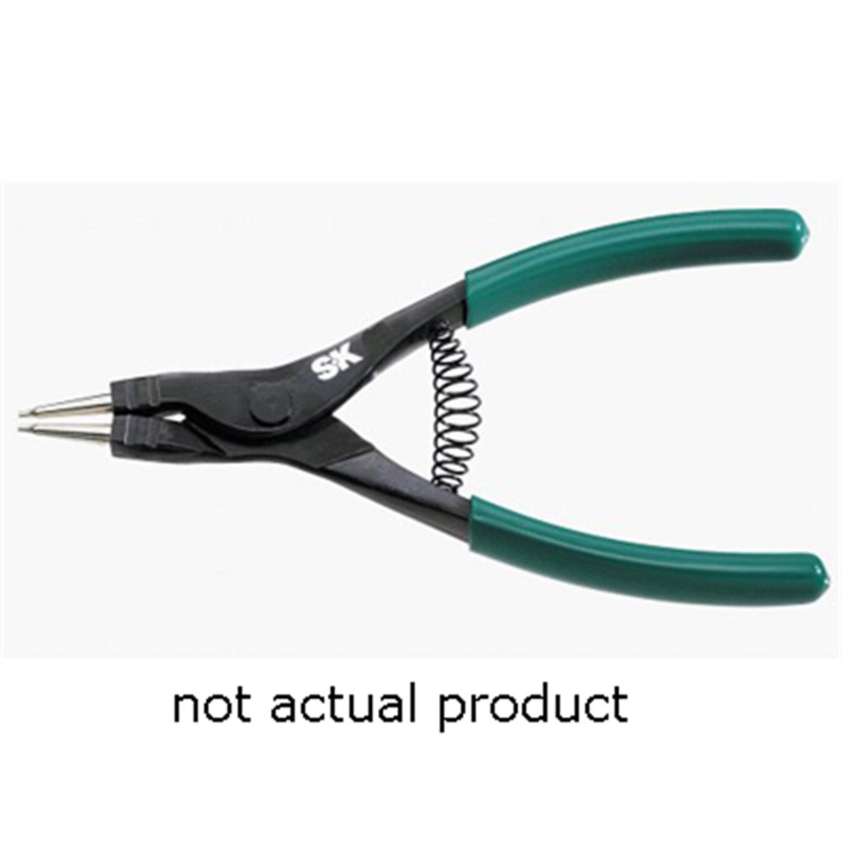Straight 0? Tip Convertible Retaining Ring Pliers - .038 In