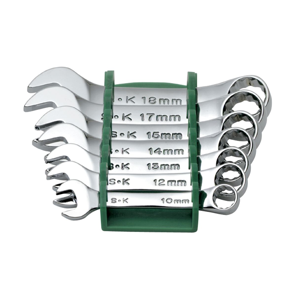 7-Pc SuperKrome(R) Metric Short Combination Wrench Set