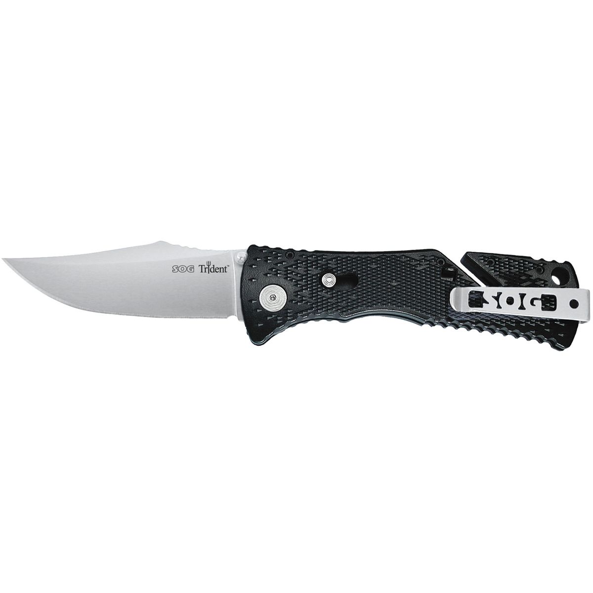 Trident Folding Knife w/ Satin Polish Blade - 3.75 In