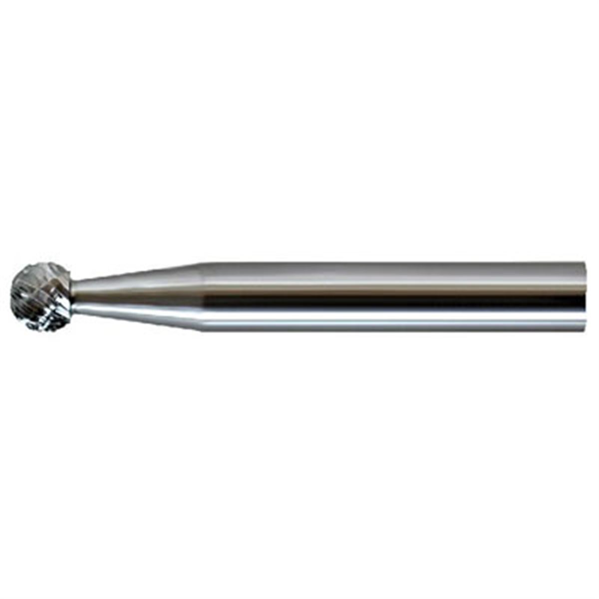 Carbide Bur - Double Cut Ball. Size 1/4" Diameter x 7/32" x 1/4"