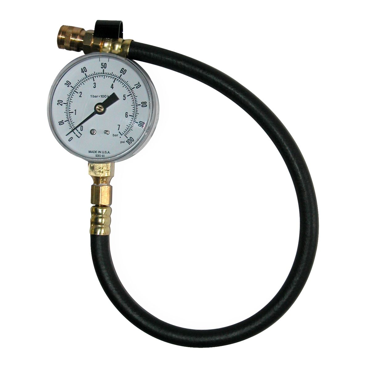 Fuel Injection Gauge for TU-448 - 2-1/2 Inch 100 PSI
