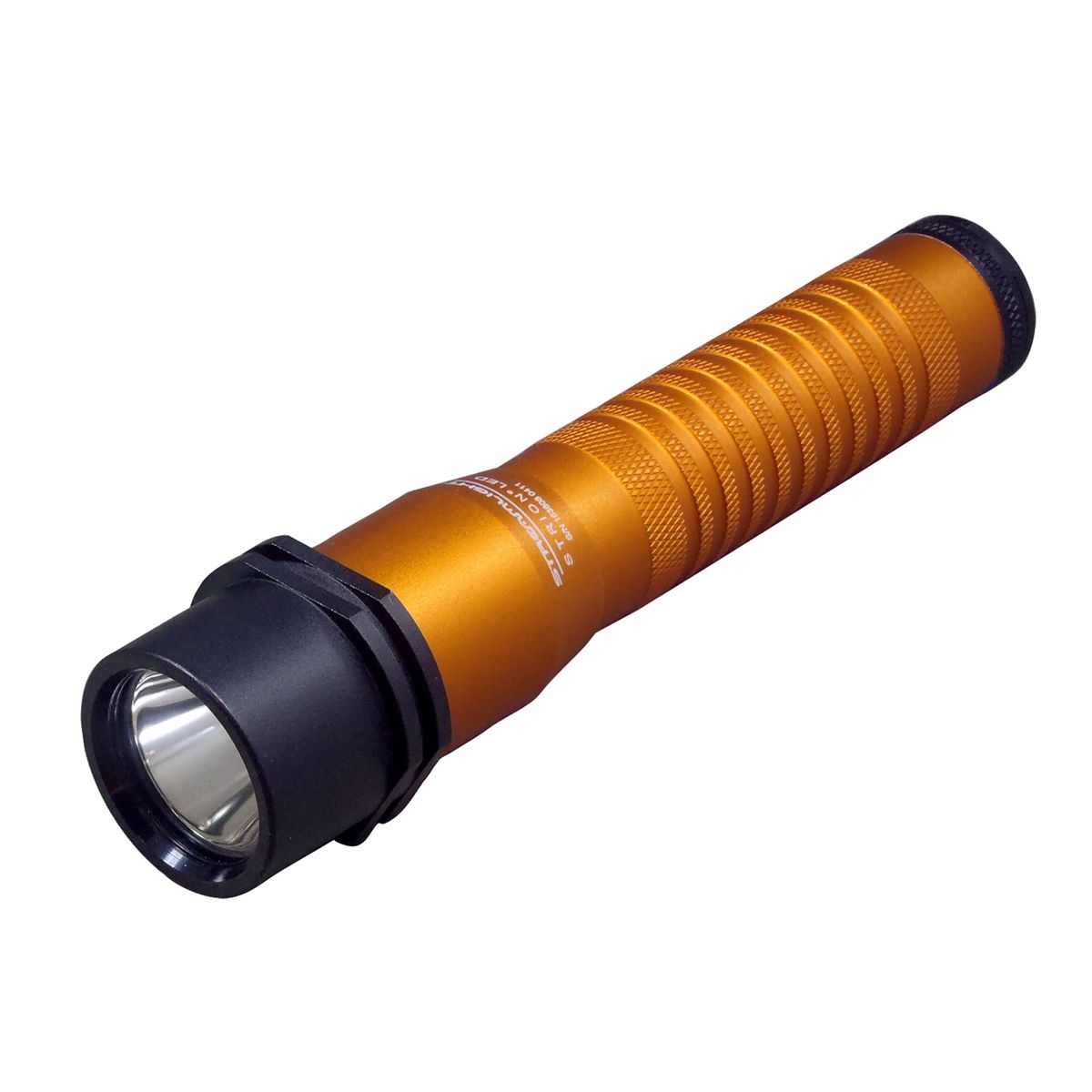 Strion LED Rechargeable Flashight w AC/DC Orange