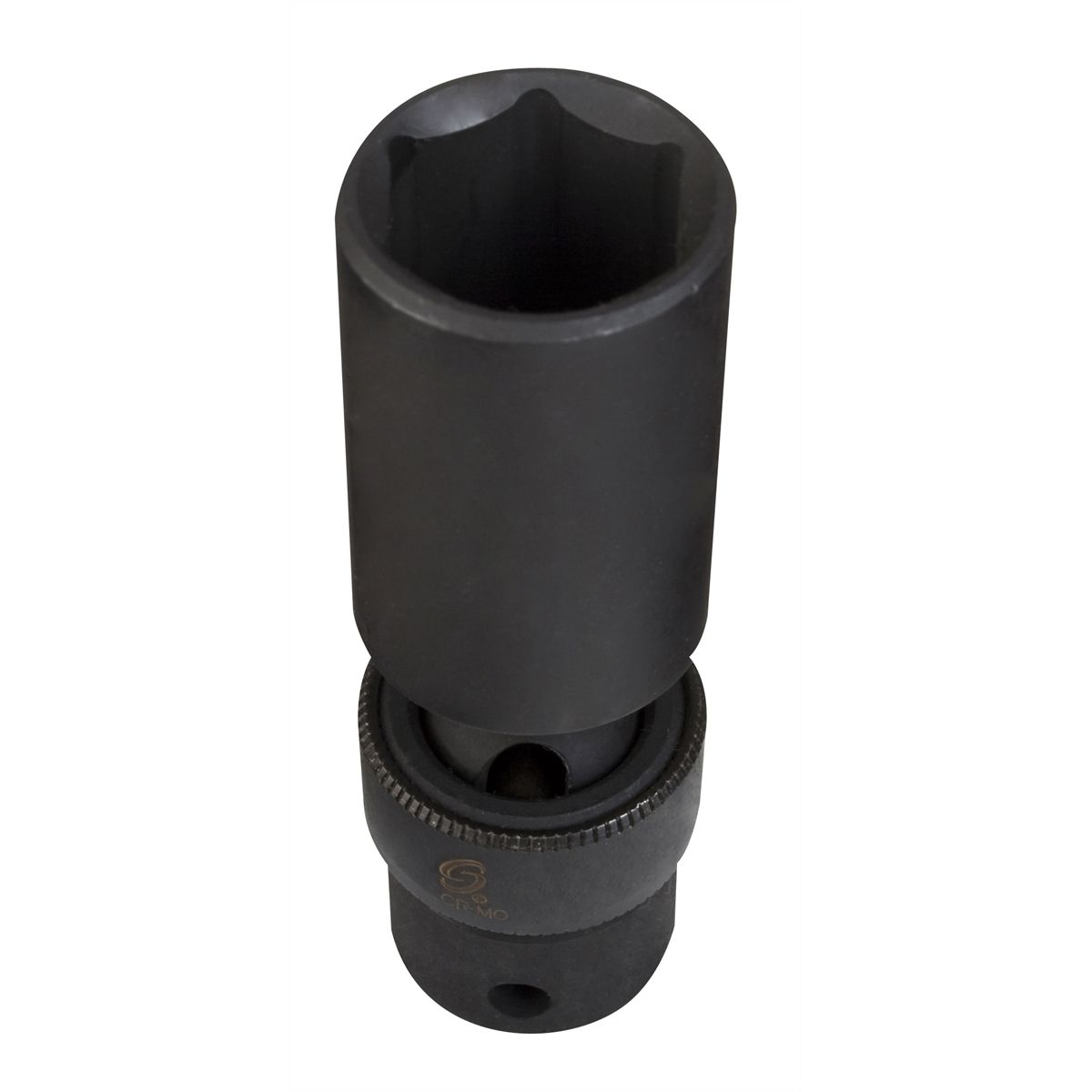 3/8 In Dr Impact Flex Socket, 6 Pt, Deep, 15mm