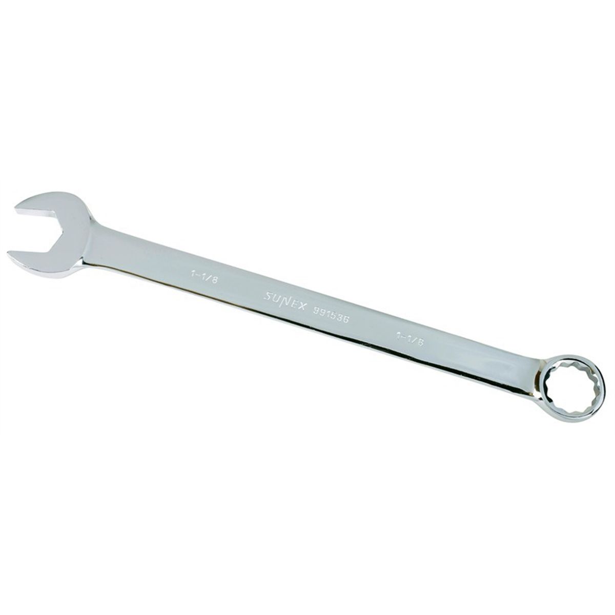 V-Groove SAE Full Polish Combination Wrench - 1-1/8 In