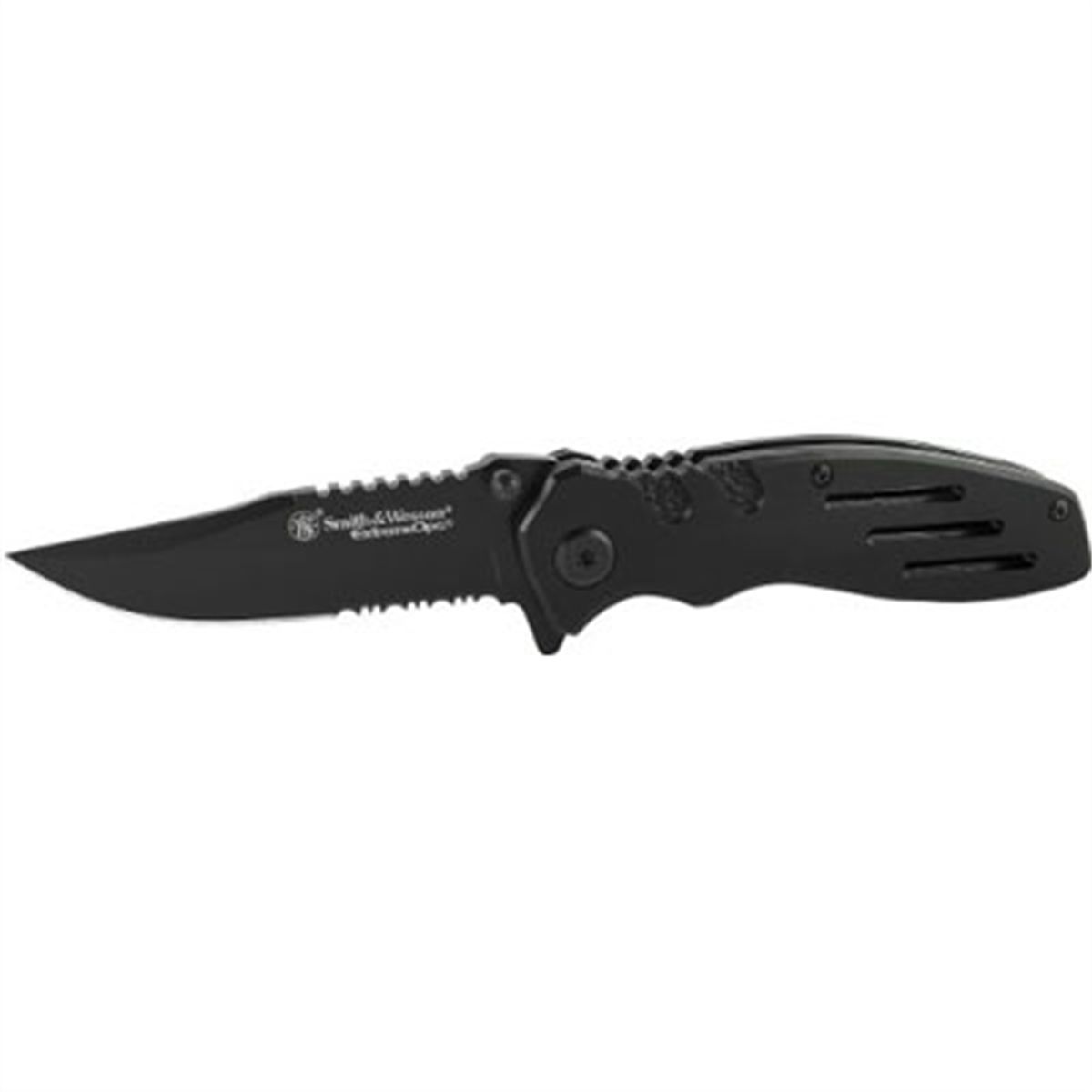 Smith & Wesson Extreme Ops Liner Lock Folding Knife Partially Se