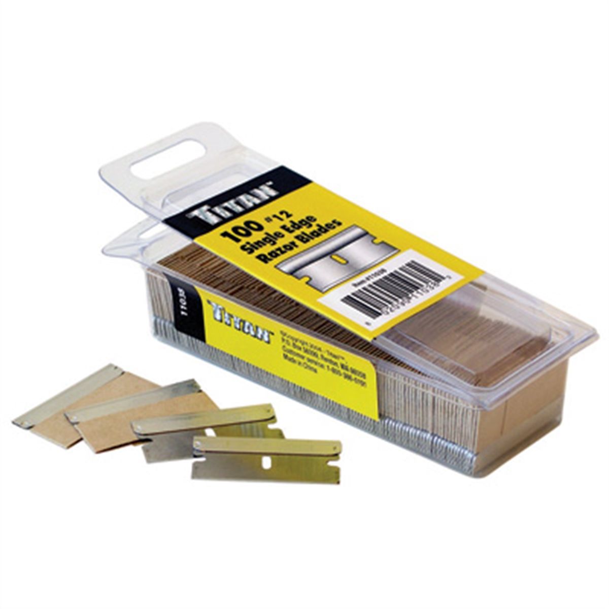 Single Edge #12 Razor Blades - 100 Pack