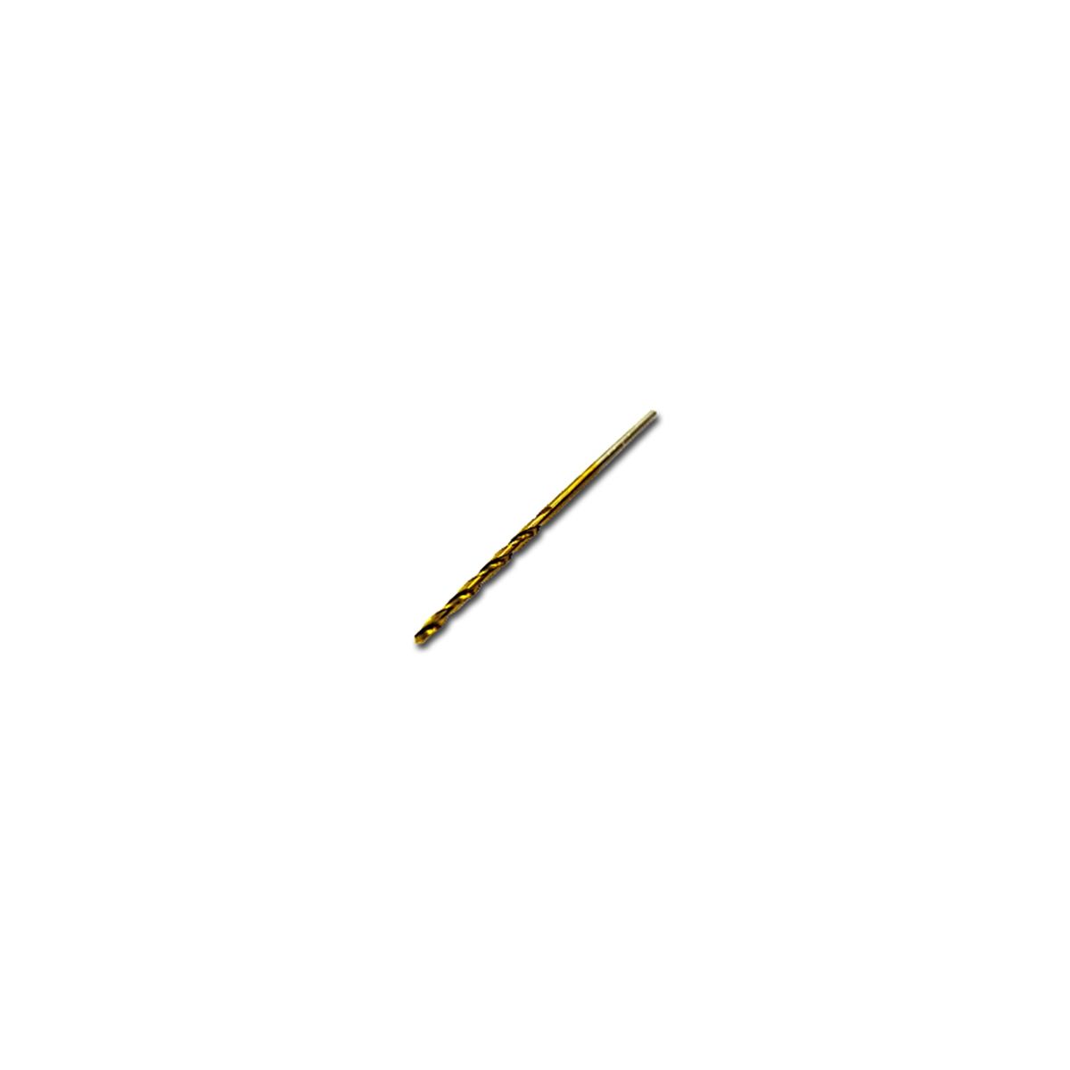 Titanium Coated Drill Bit, 15/64 In Diameter