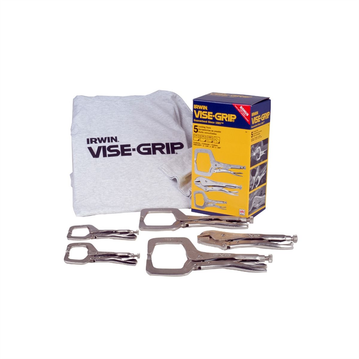 Welding Clamp Kit - 5-Pc w/ T-Shirt