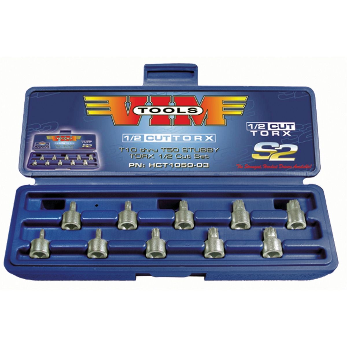 Half Cut TORX Driver Set, T10 thru T50 - 10-Pc...