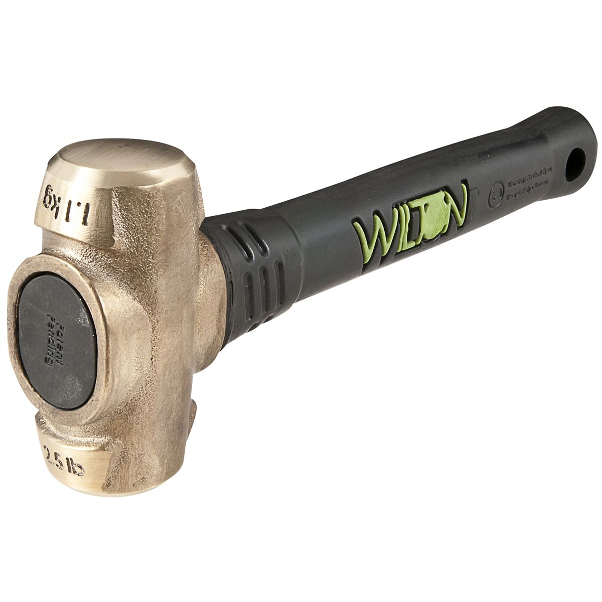 2 -1/2 Lb Head, 12" BASH Brass Sledge Hammer