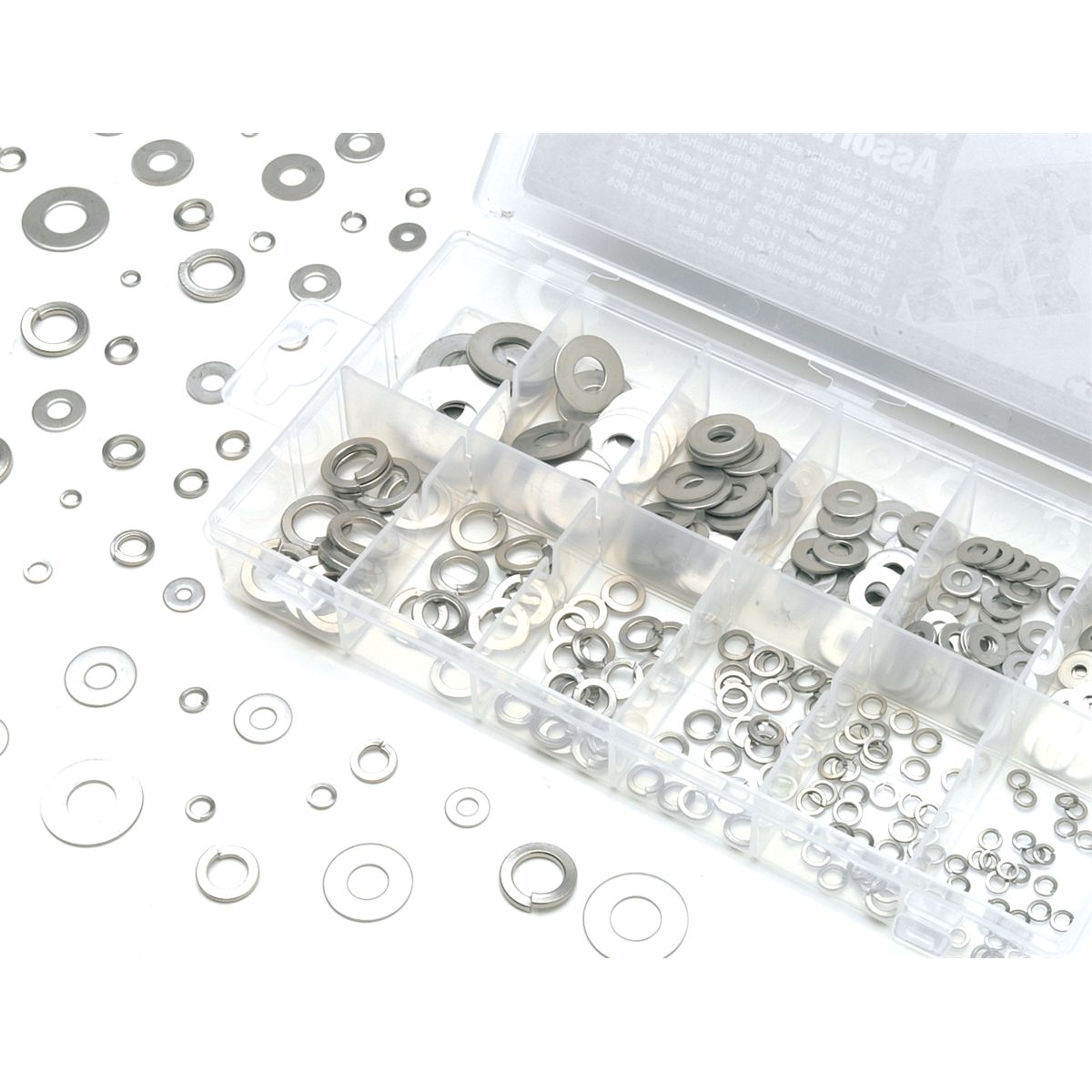 Lock and Flat Washer Hardware Kit - 350-Pc