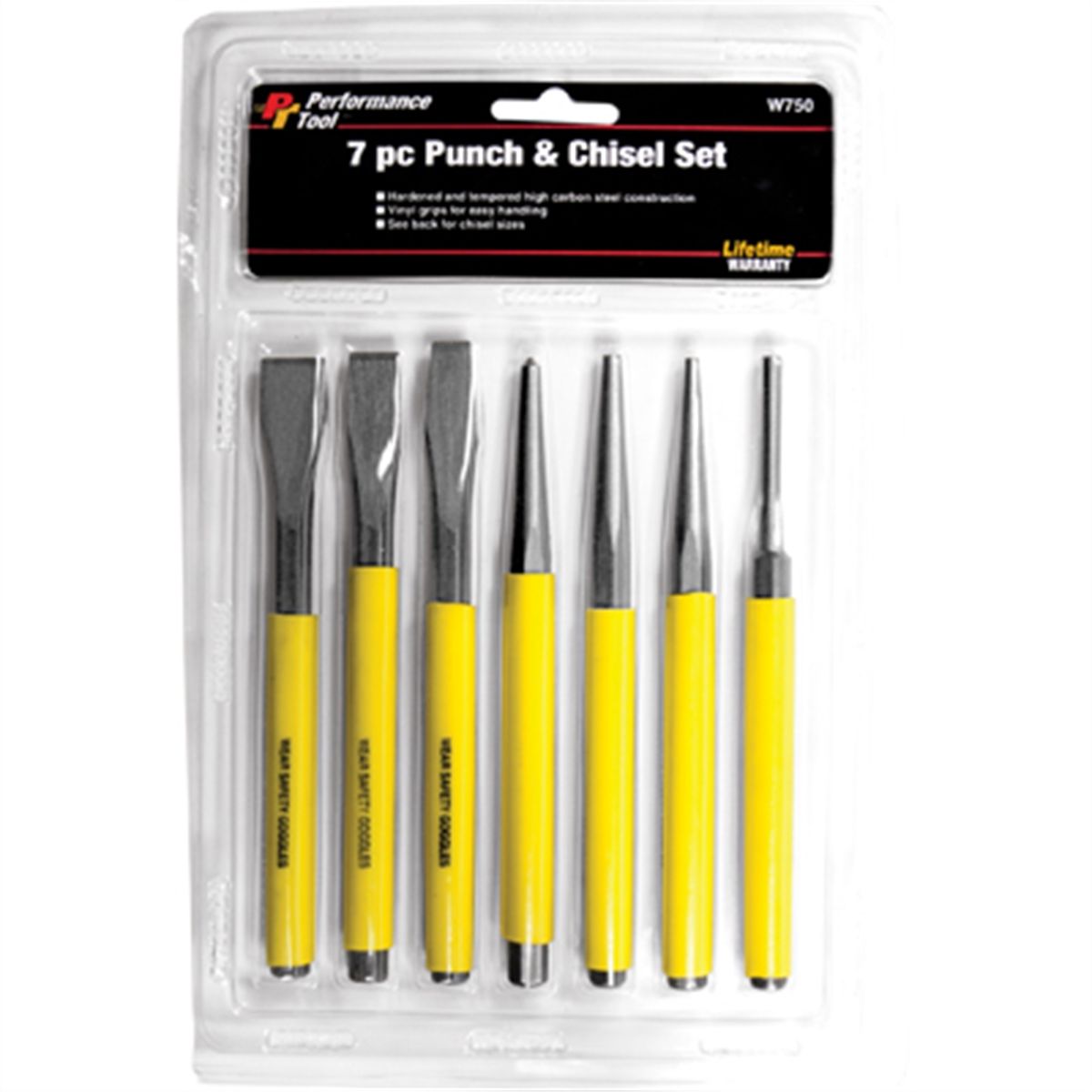 7 Pc Chisel & Punch Set