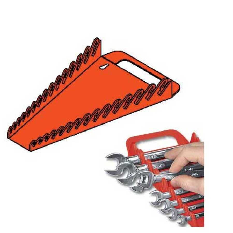 n/a 15 Tool Gripper Wrench Organizer - Red