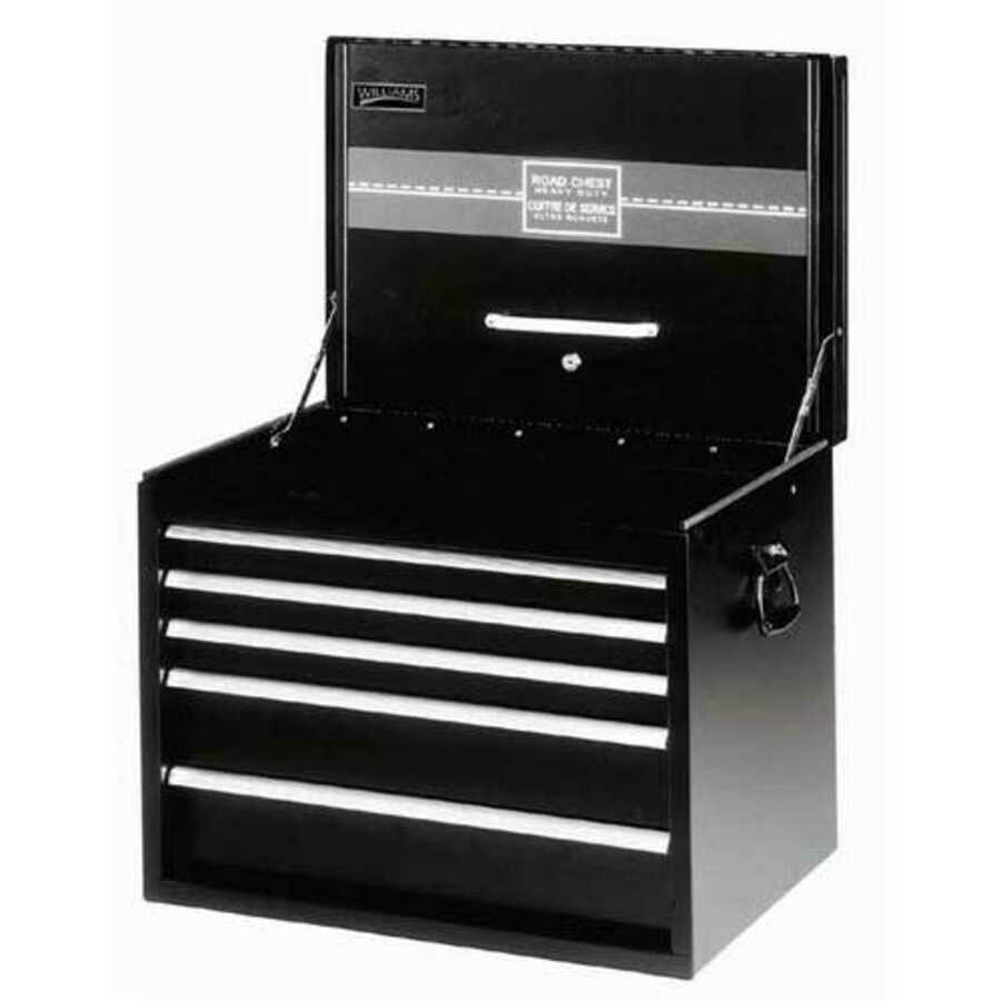 5 Drawer 26" Extra-Heavy-Duty Roadbox Black