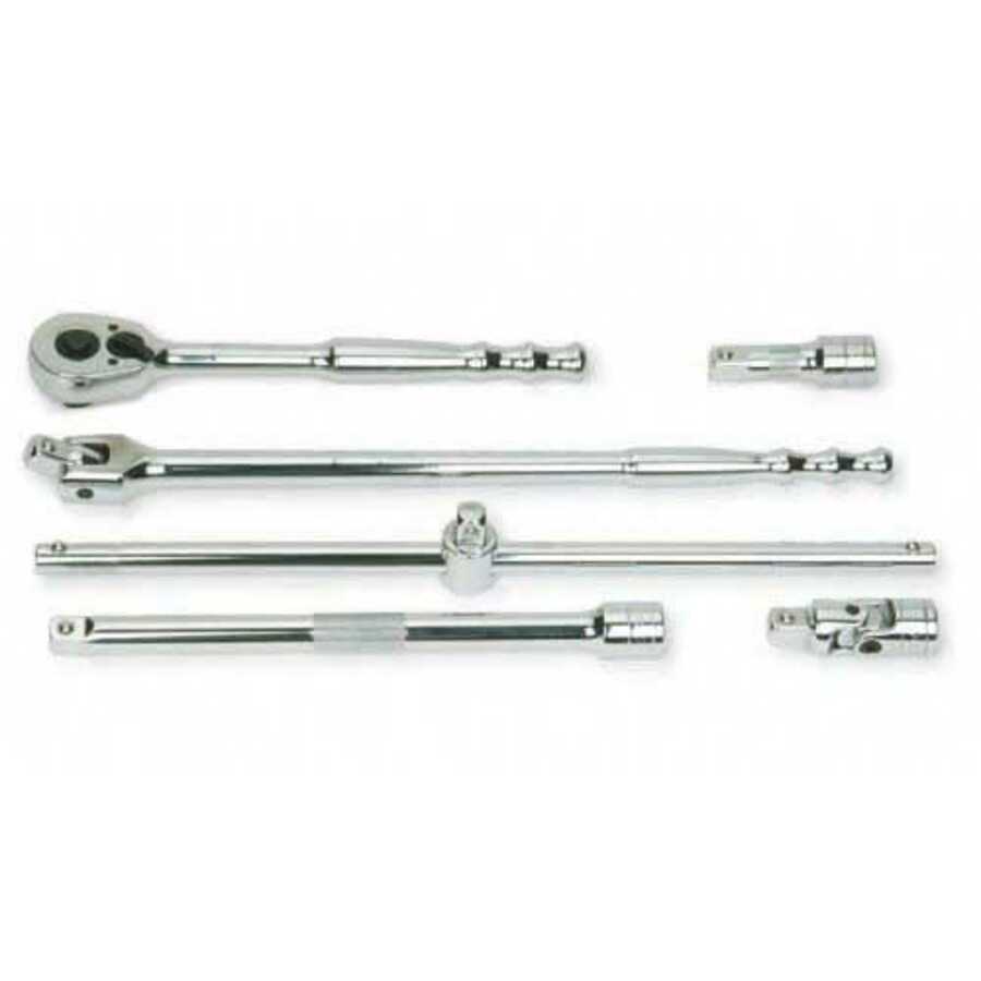 1/2 In Dr Ratchet and Accessory Set - 6-Pc