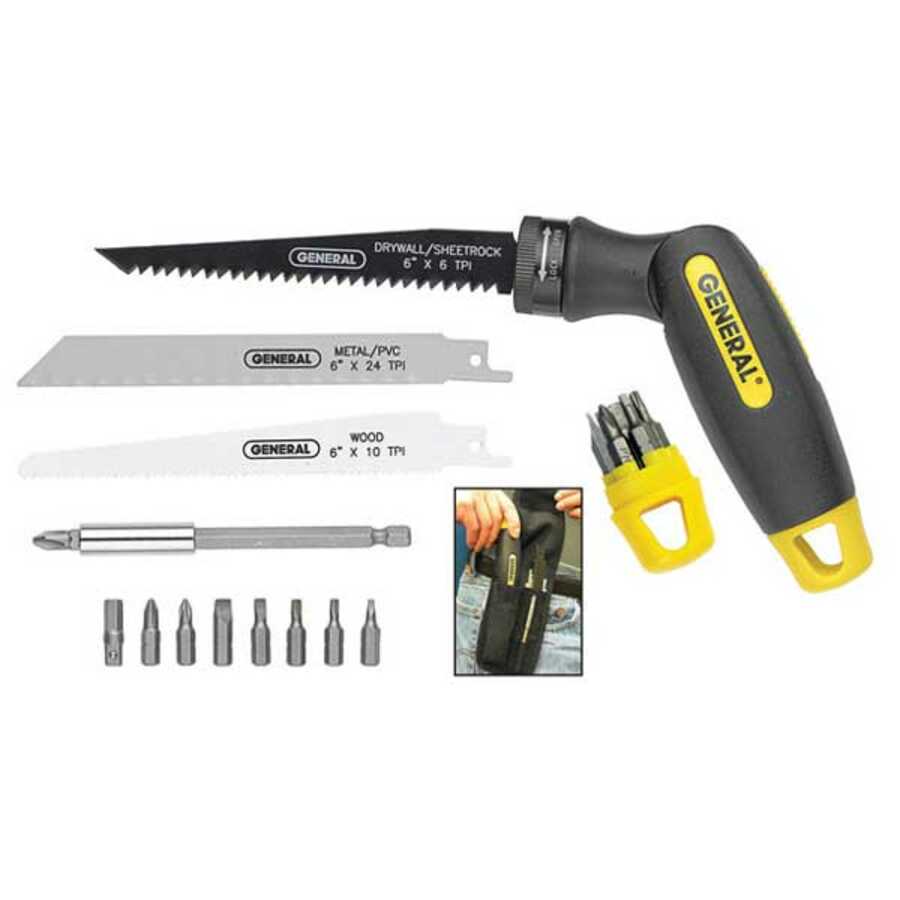 QUAD Saw/Driver Set - 14-Pc