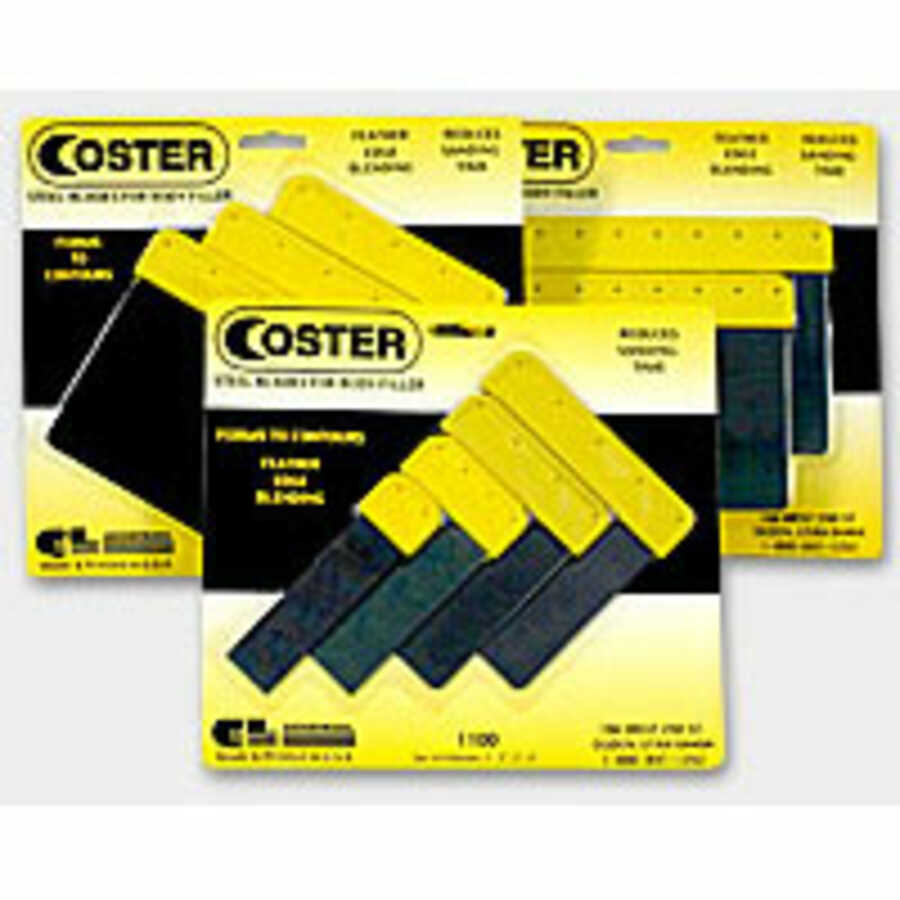 Coster Steel Auto Body Spreaders - 1, 2, 3, 4 In