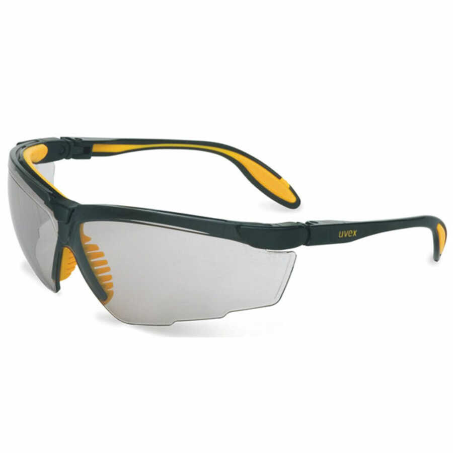 Genesis X2 Black & Yellow/Clear Safety Eyewear
