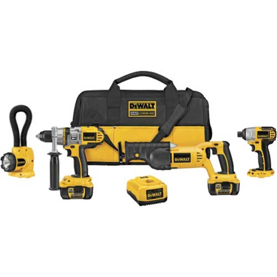 18V Cordless XRP(TM) Li-Ion 4-Tool Cordless Combo Kit