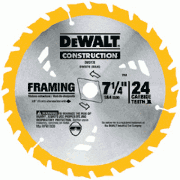 7-1/4" 36T Carbide Thin Kerf Circular Saw Blade