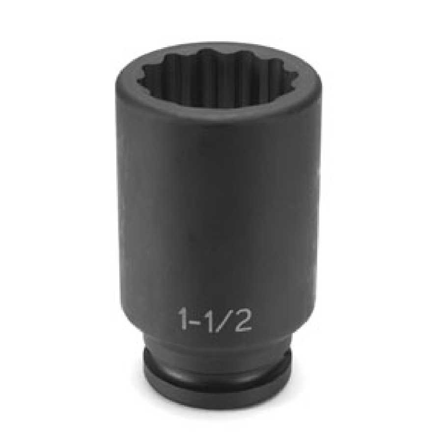 3/4 In Drive 12 Pt Deep Impact Socket - 2 In