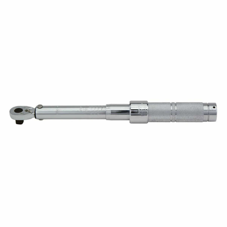 3/8" Drive Ratcheting Head Micrometer Torque Wrench 40 - 200 in-