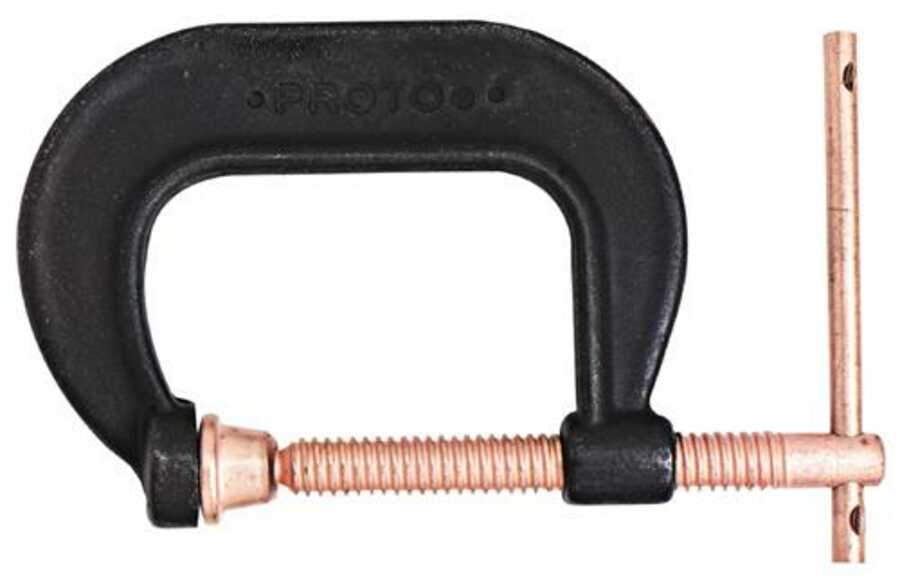 0" - 10" Standard Service Deep Throat Splatter-Resistant C-Clamp