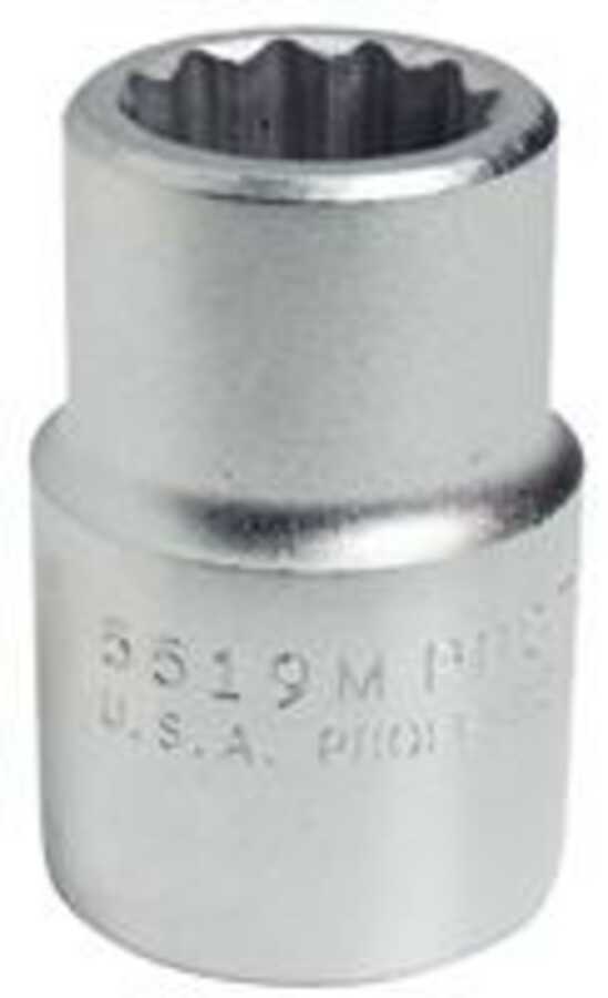 3/4" Drive 55mm 12-Point Metric Standard Length Hand Socket