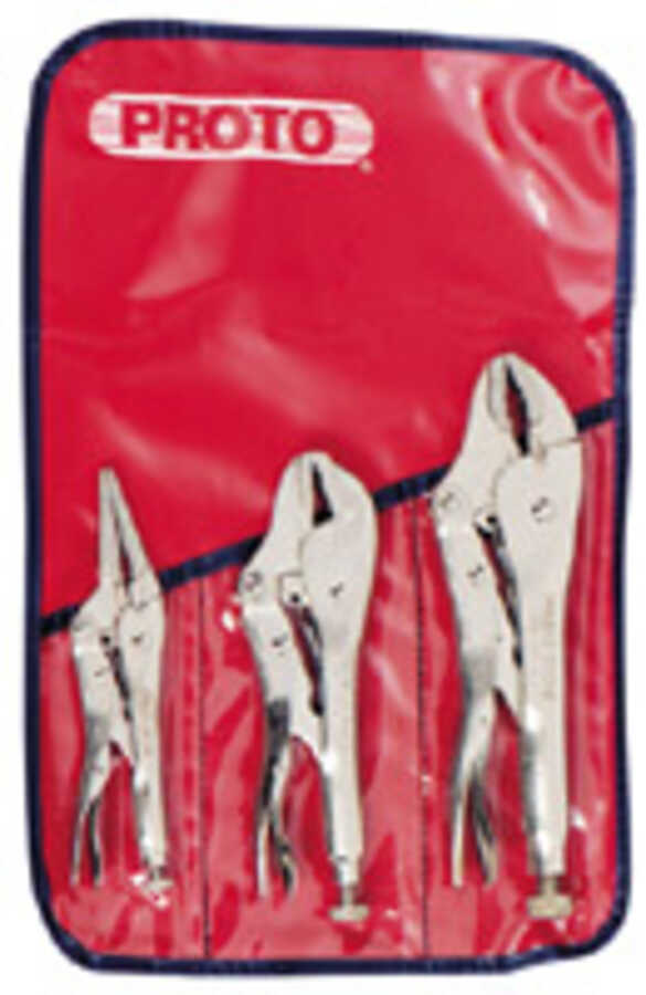 3-Piece Locking Pliers Set