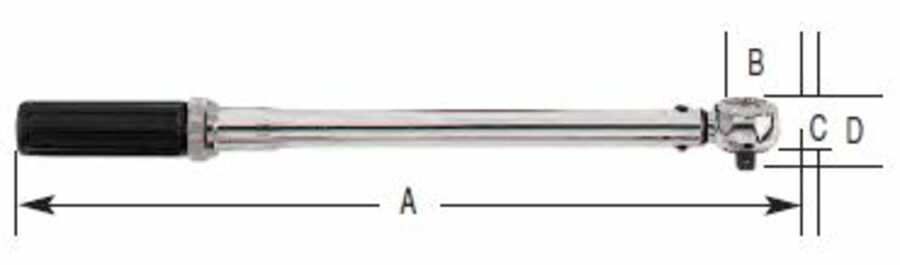 z-disc. 3/8 Inch Ratchet Drive Micrometer Torque Wrench 50-250 i