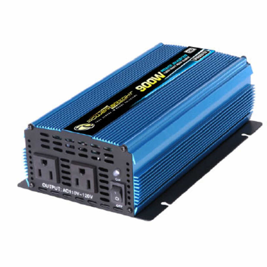 12V Modified Sine Wave Power Inverter 900 Watt Continuous, 1800