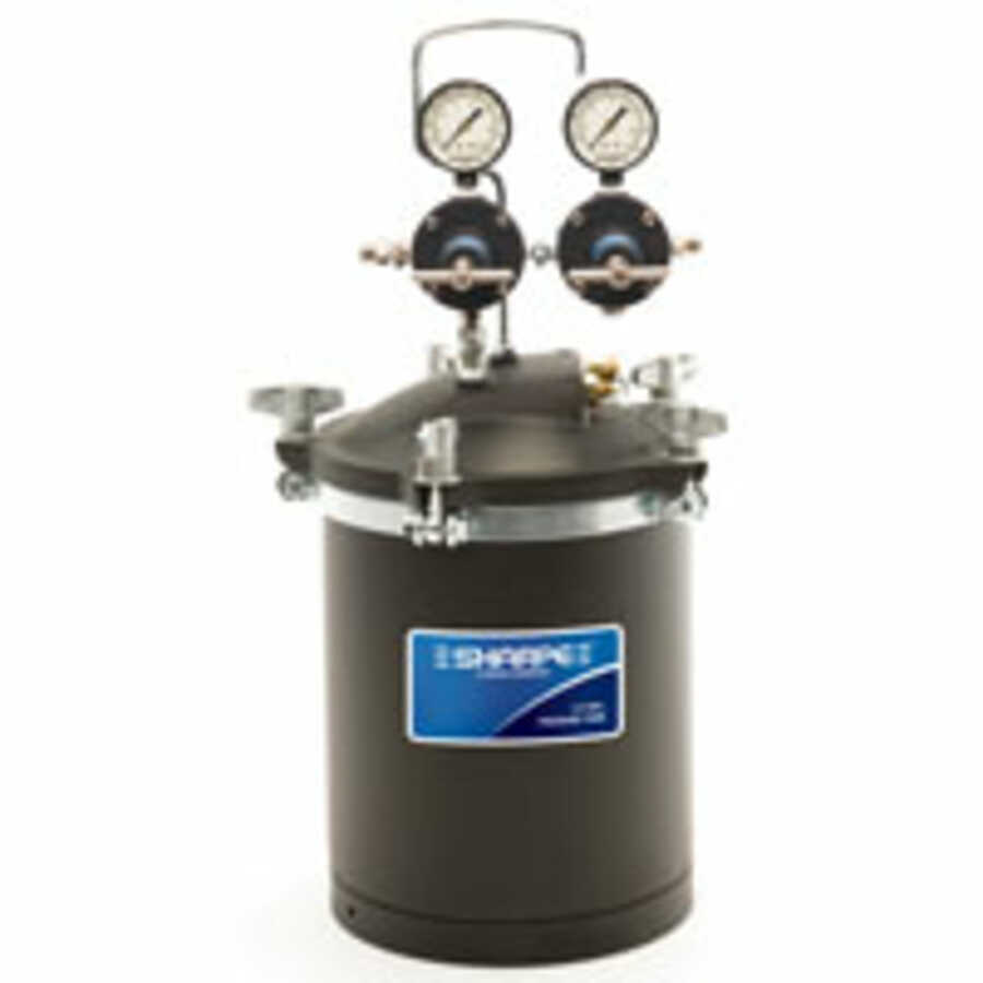 2.5 Gallon Pressure Pot with Dual Regulators
