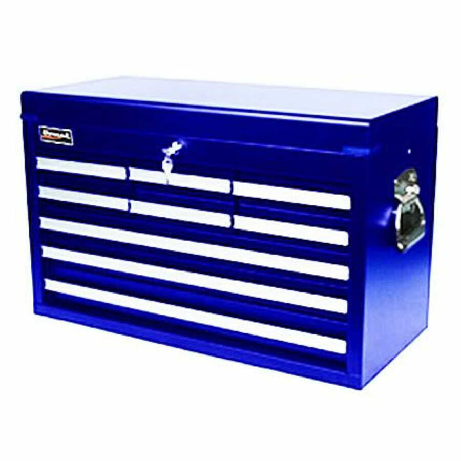 27" Professional Series 9 Drawer Top Chest Blue