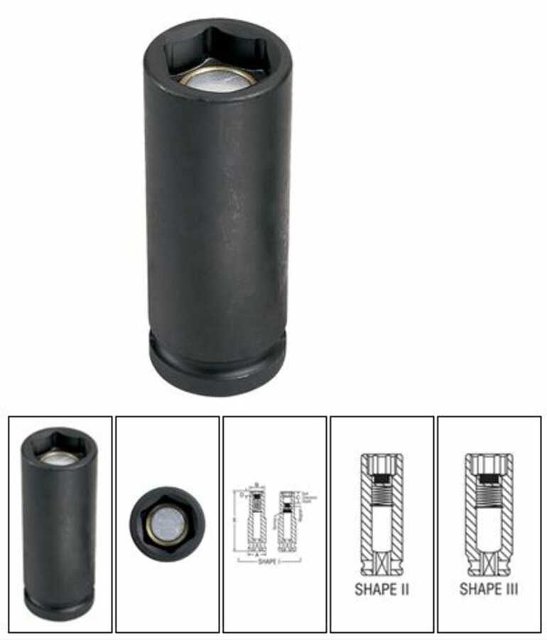 1/2" Drive x 10mm Magnetic Deep Impact Socket