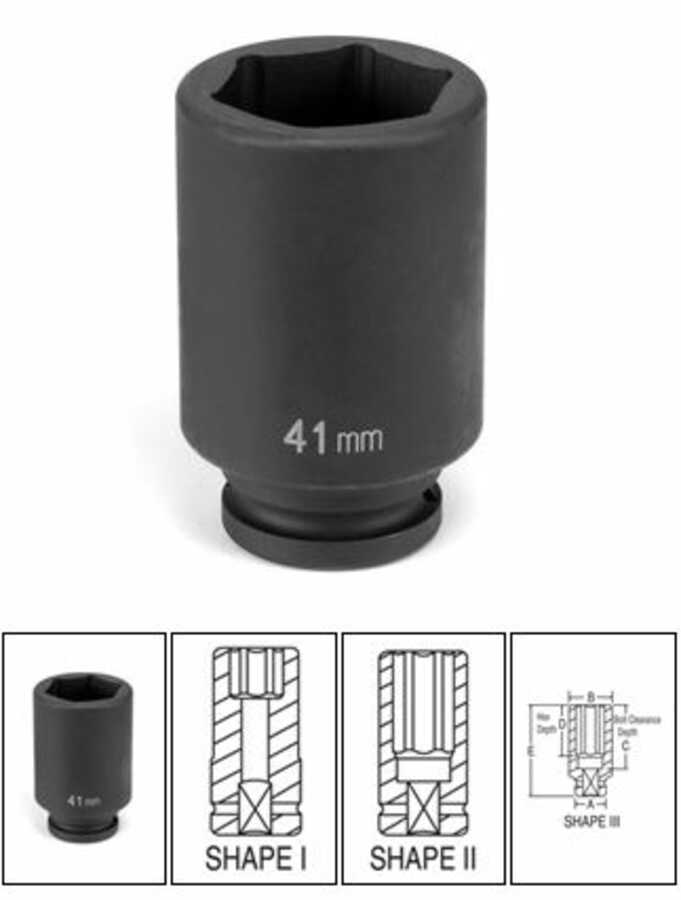 3/4" Drive x 28mm Deep Impact Socket